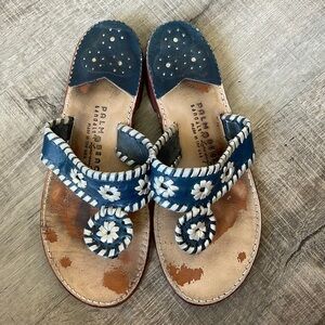 Palm Beach leather sandals